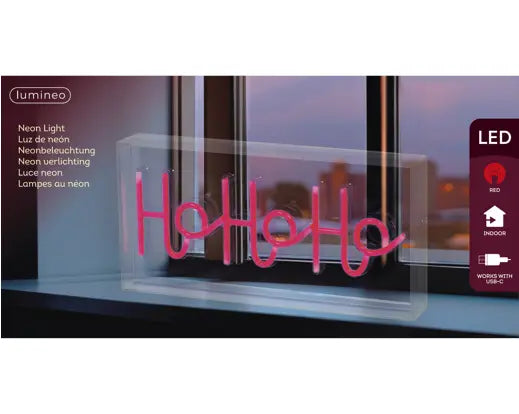 'Ho Ho Ho' LED Neon Sign
