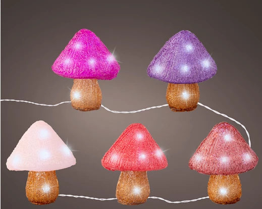 Lumineo LED Acrylic Mushrooms Outdoor