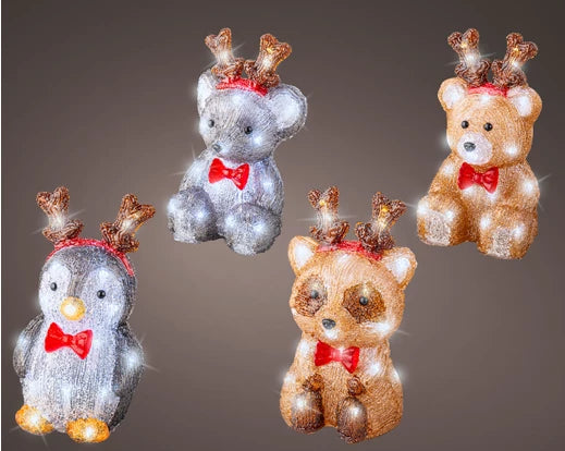 Lumineo LED Animals With Antlers Acrylic Singles
