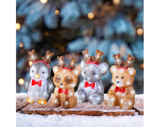 Lumineo LED Animals With Antlers Acrylic Singles