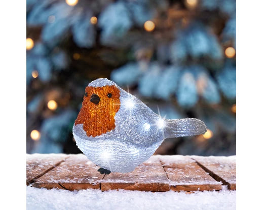 Lumineo LED Acrylic Robin Outdoor