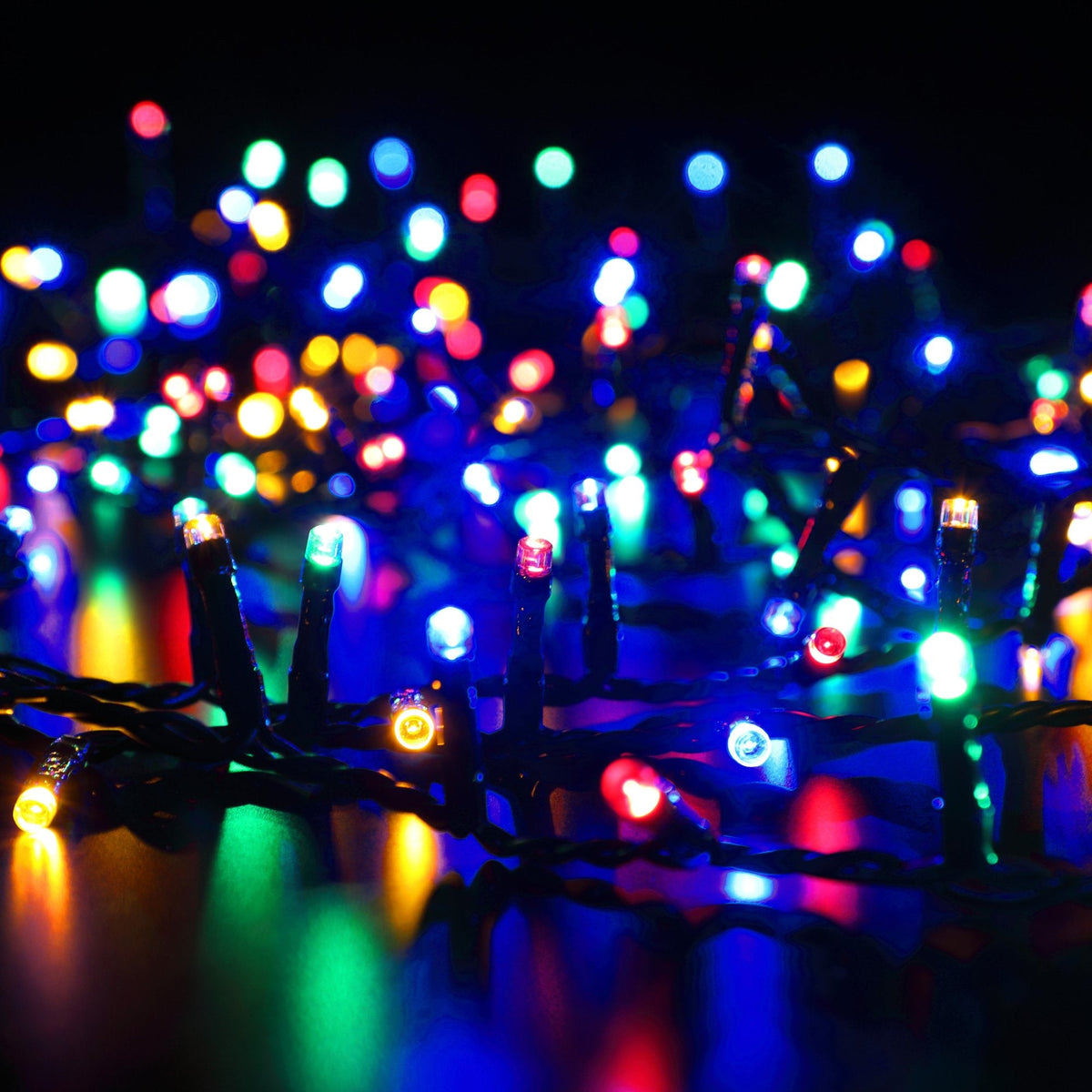 Noma Multifunction Decor Tree Lights Multicolour With Green Cable