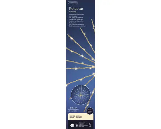 Micro LED Polestar Lights Battery Gold/Warm White Dia.30cm