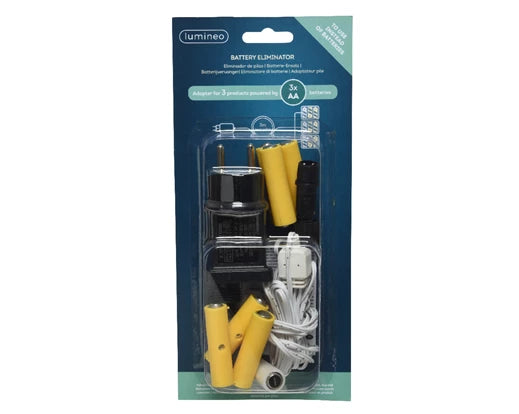 Lumineo Battery eliminator BO indoor 2xAA Set Of 3