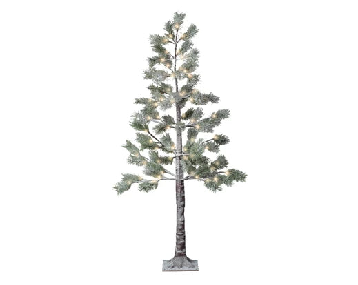 Lumineo Snowy Pine Outdoor Tree with Warm White LEDs