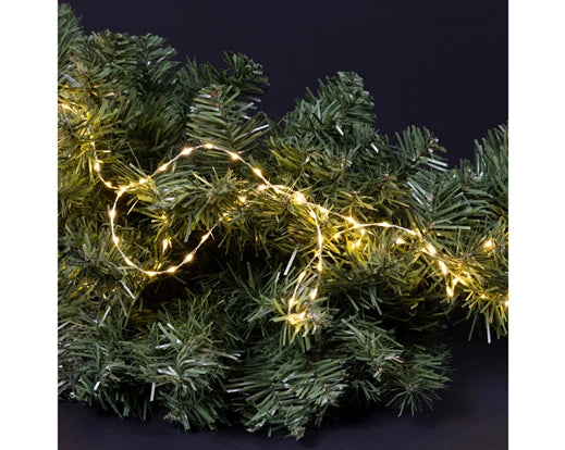 Lumineo String Lights Twinkle Micro Wire Lights Warm White 6m
