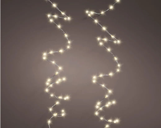 Lumineo String Lights Twinkle Extra Dense Micro Wire Lights Warm White 9m