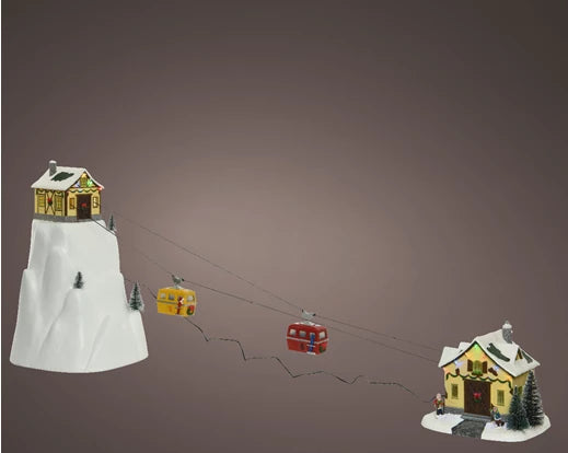 Lumineo LED Cable Car Village Scenery Indoor