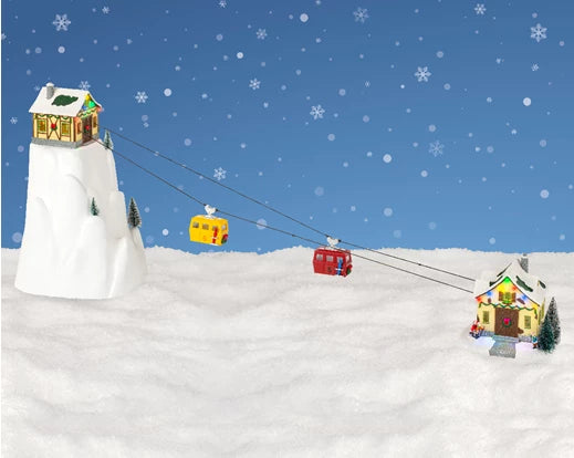 Lumineo LED Cable Car Village Scenery Indoor