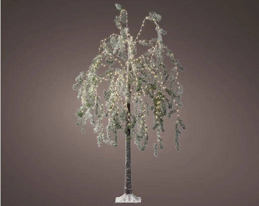 Lumineo Micro LED Green Tree Warm White 210cm