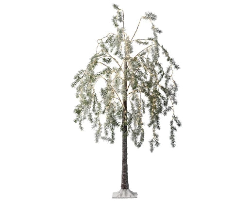 Lumineo Micro LED Green Tree Warm White 210cm