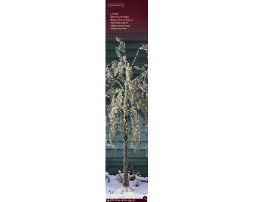 Lumineo Micro LED Green Tree Warm White 210cm