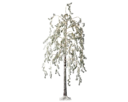 Lumineo Green Tree with Warm White Micro LED's 180cm