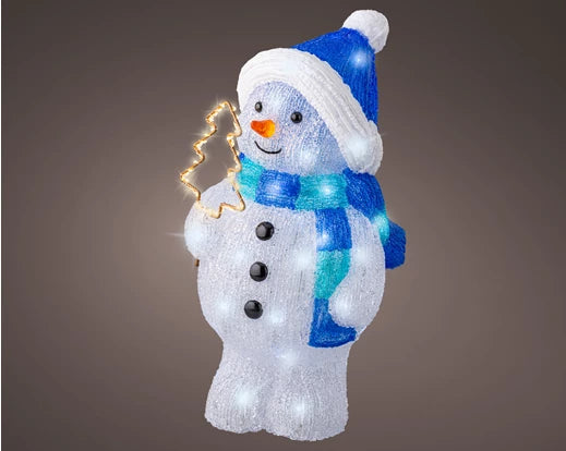 Lumineo LED Acrylic Snowman Outdoor