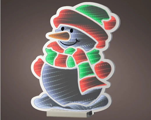 Lumineo Infinity Lights Snowman Indoor