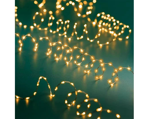 Lumineo Micro LED Extra Dense Lights 8 Function Classic Warm 900cm