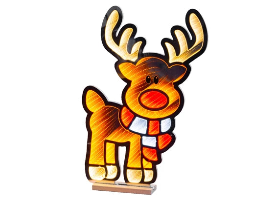 Lumineo Infinity Lights Reindeer H60cm Indoor