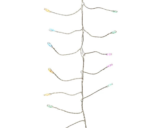 Lumineo Compact Twinkle Micro Wire Lights Soft Multi Colour 6m