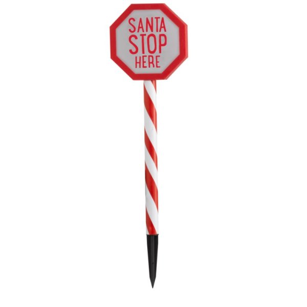 Smart Garden Santa Stop Here! Stake Light - Large