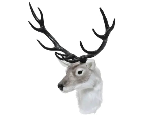 Deerhead Faux Fur Beige