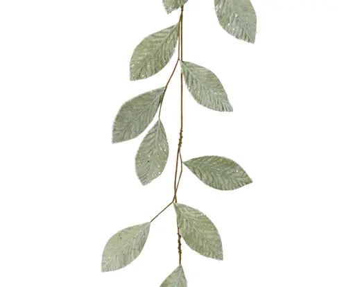 Frosted Leaf Garland 120cm