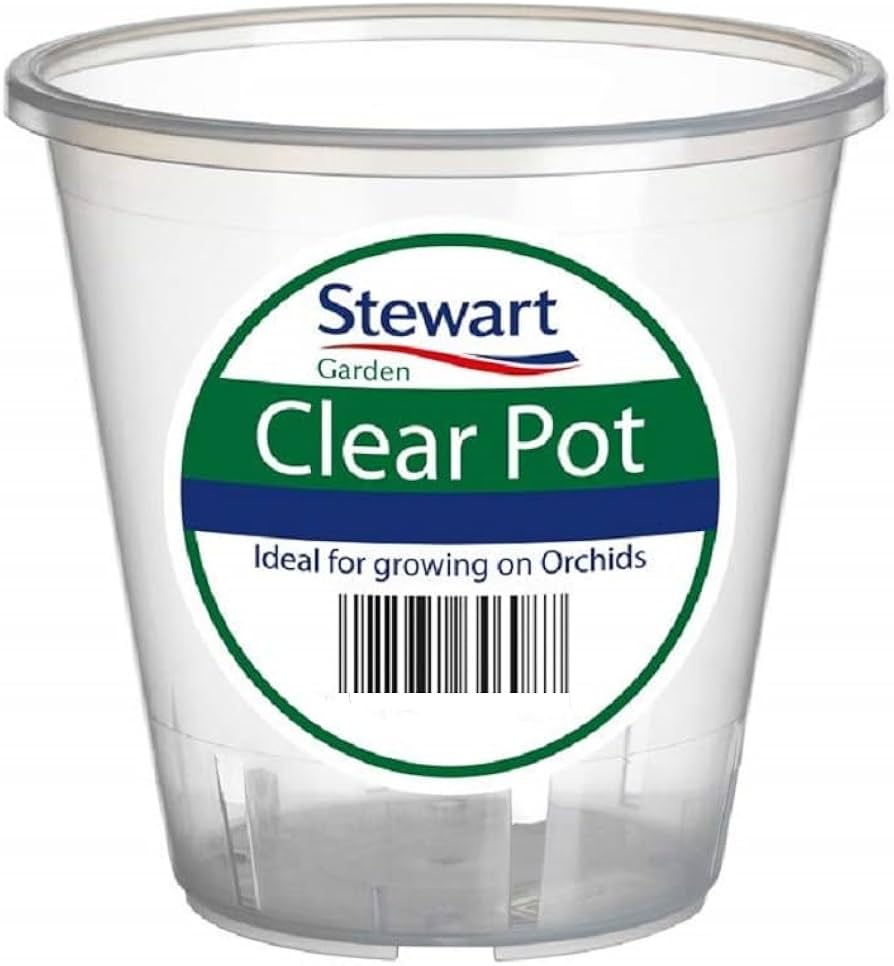 Stewart Plastics Clear Pot 16cm