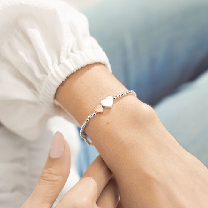 Joma Jewellery A Little 'Like Mother Like Daughter' Bracelet in Silver Plating