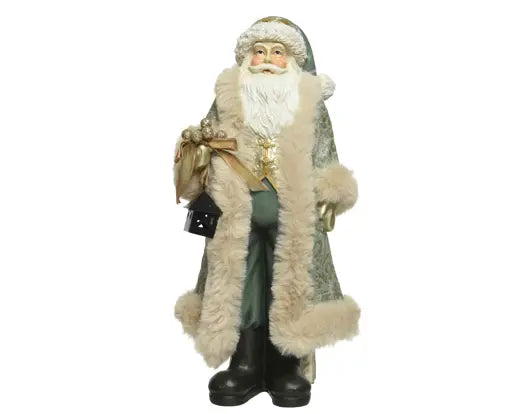 Santa Polyresin Santa Lantern