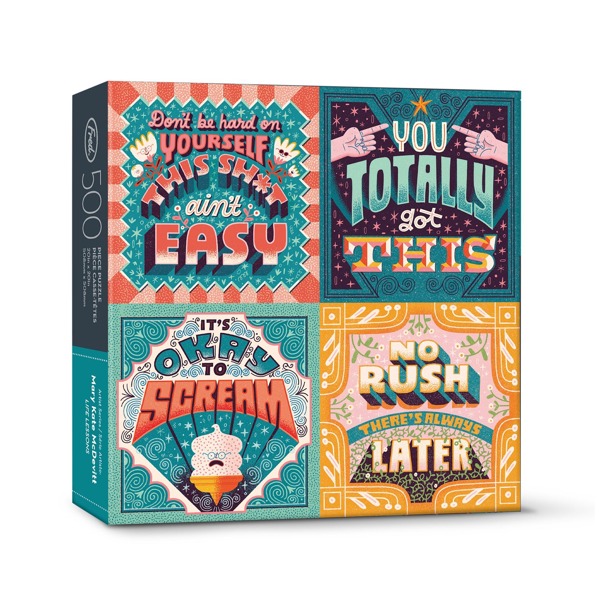 Fred McDevitt Life Lessons Puzzle - 500pc