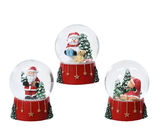 Kaemingk Snowglobe Polyresin Ball 10cm