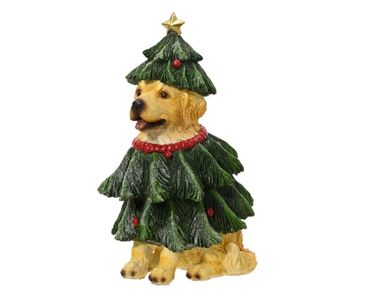 Kaemingk Dog Polyresin Standing 24cm