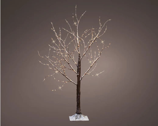 Lumineo Micro LED Tree Brown Outdoor Warm White LEDs