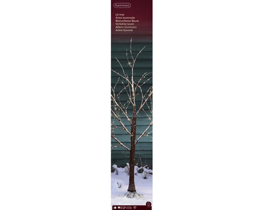 Lumineo Micro LED Tree Brown Outdoor Warm White LEDs