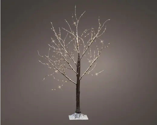 Lumineo Tree Micro LED Brown Bark & Warm White 150cm