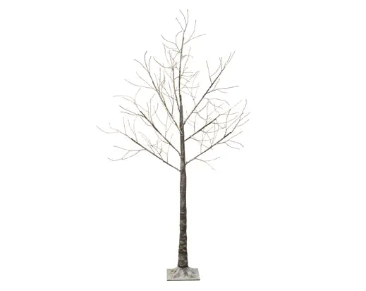 Lumineo Tree Micro LED Brown Bark & Warm White 180cm