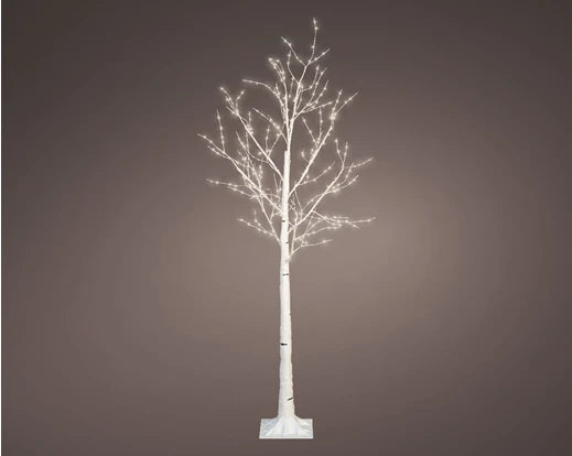 Lumineo Micro LED Warm White Outdoor Artificial Birch Tree