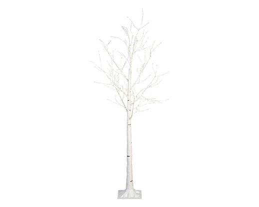 Lumineo Micro LED Warm White Outdoor Artificial Birch Tree