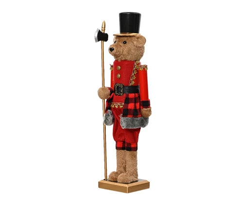 Kaemingk Nutcracker Metal Nutcracker With Bear Head Chopper