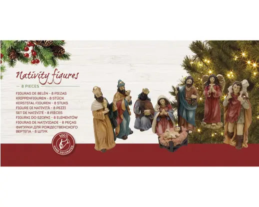Nativity Figures Set Of 8