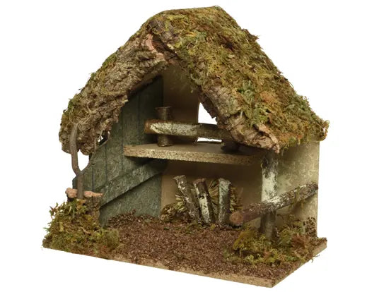 Nativity House Wood Mix Medium