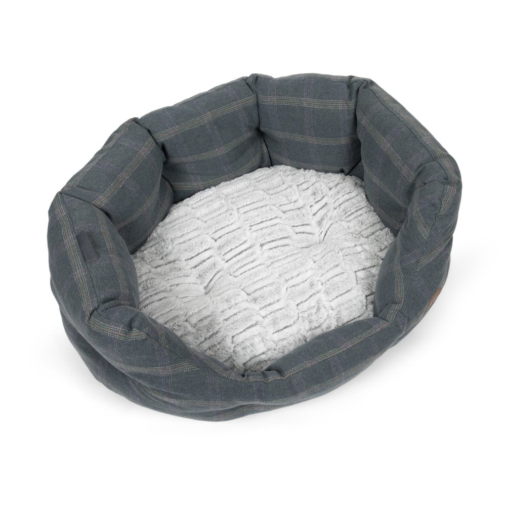 Petface Heather Tweed Oval Pet Bed