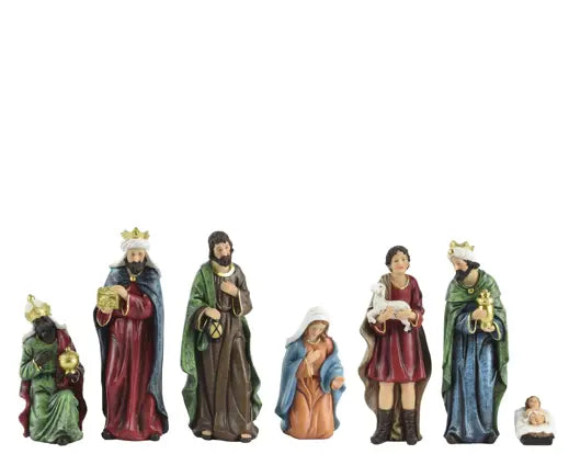 Nativity Figures Set Of 7 Small