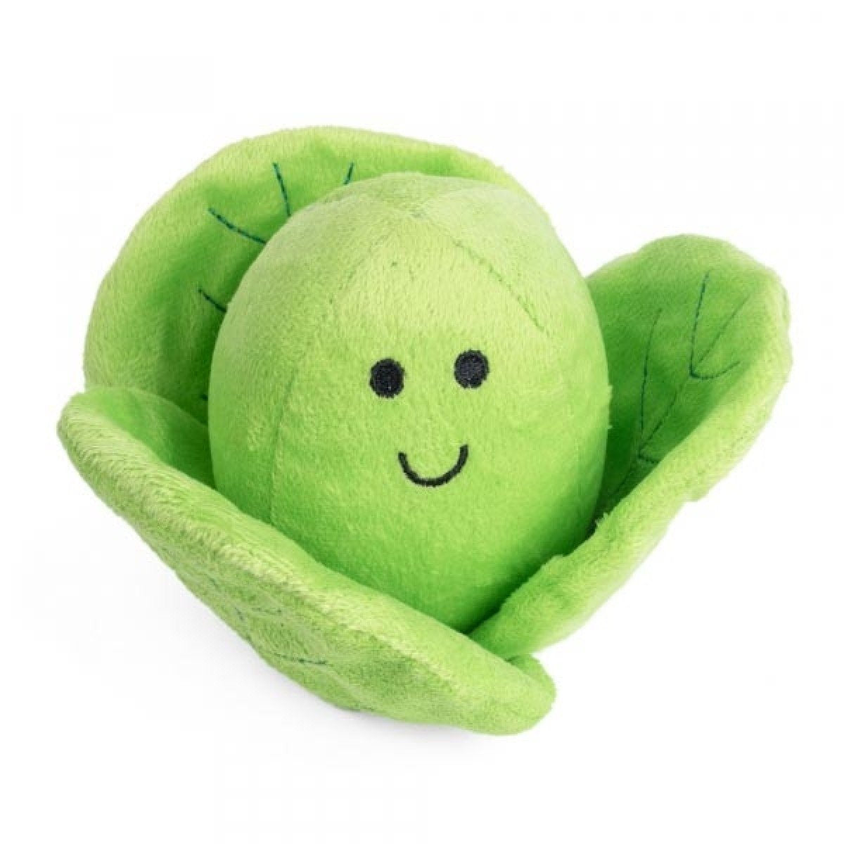 Petface Foodie Faces Fluffy Sprout Plush Dog Toy