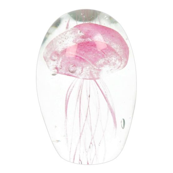 Stratton Objets d'art Glass Figurine - Pink Jelly Fish