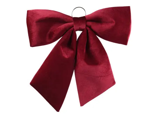 Decoris Velvet Bow Red 57cm x 3cm x 62cm