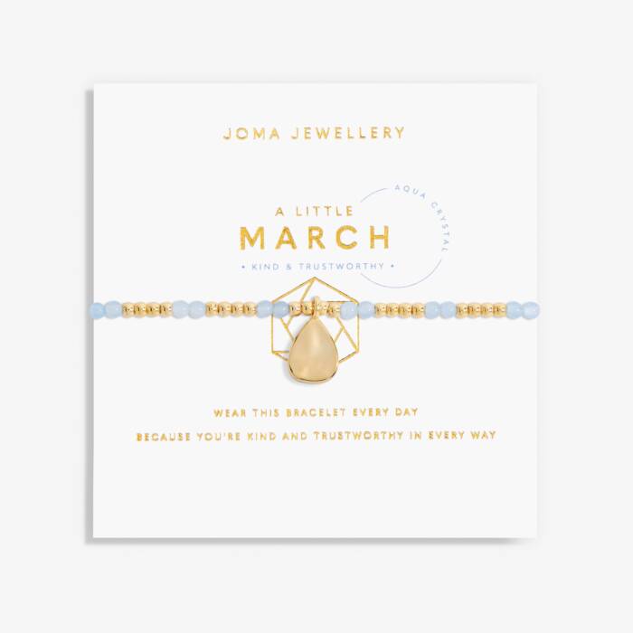 Joma Jewellery A Little 'Birthstone' Gold Plated Bracelet