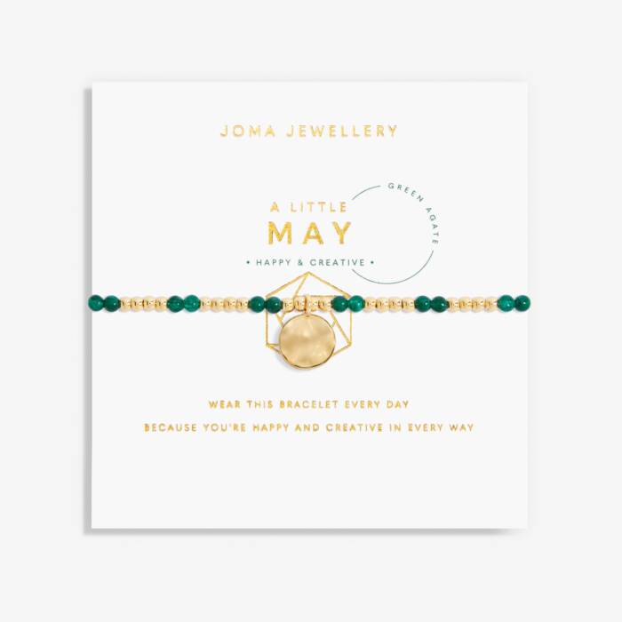 Joma Jewellery A Little 'Birthstone' Gold Plated Bracelet