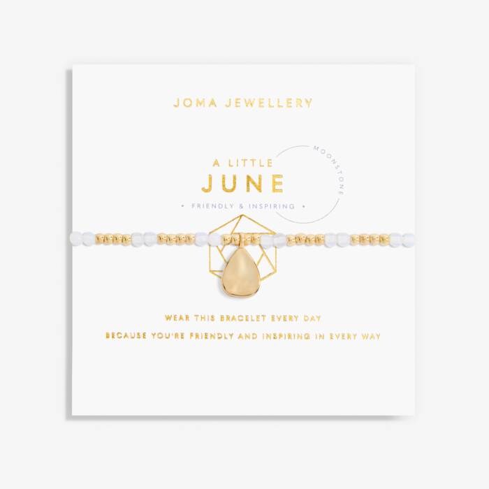 Joma Jewellery A Little 'Birthstone' Gold Plated Bracelet