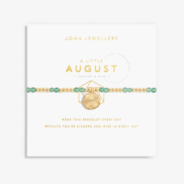 Joma Jewellery A Little 'Birthstone' Gold Plated Bracelet