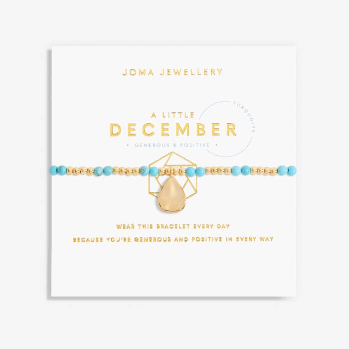 Joma Jewellery A Little 'Birthstone' Gold Plated Bracelet